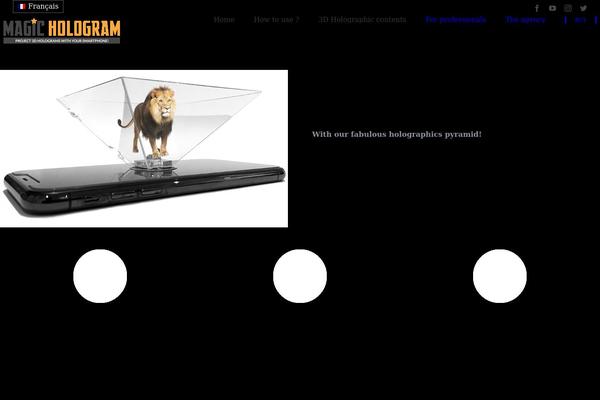 Magic theme site design template sample