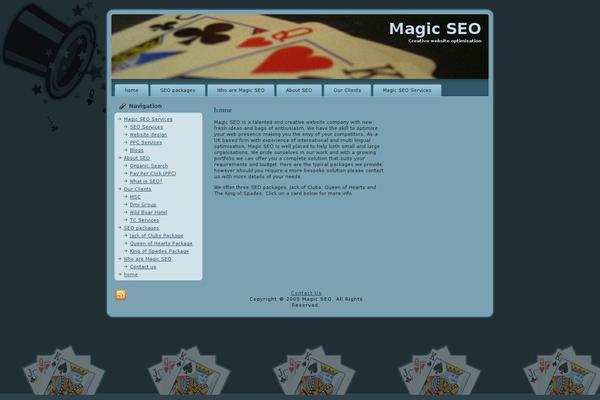 Seo theme site design template sample