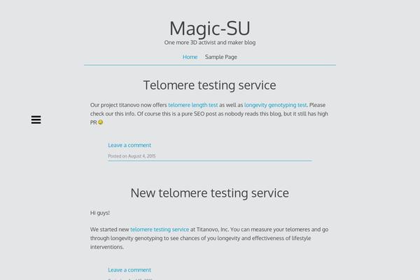 Decode theme site design template sample