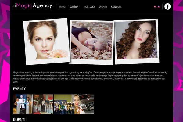 Modelish theme site design template sample
