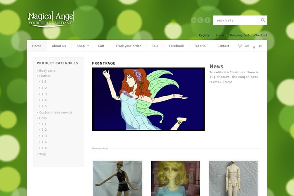 Abundance theme site design template sample