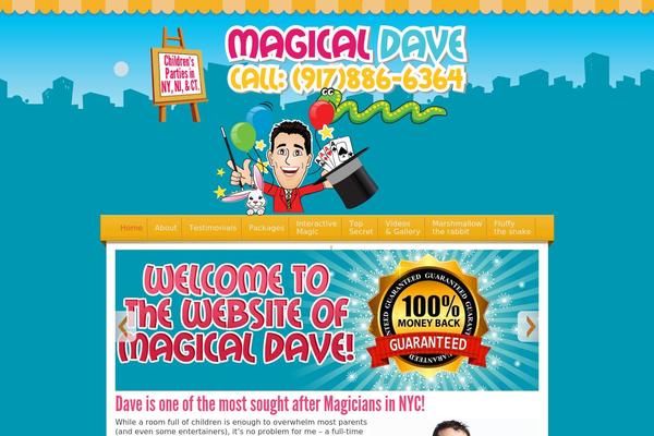 magicaldave.com site used Avada Child Theme