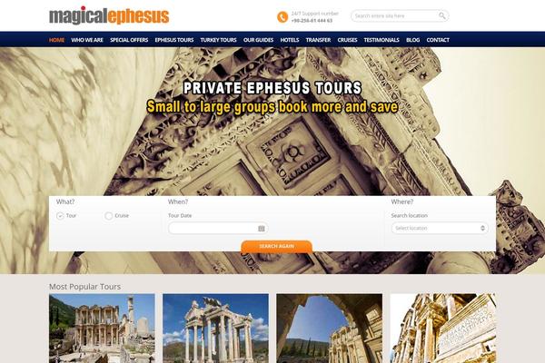 BookYourTravel theme site design template sample