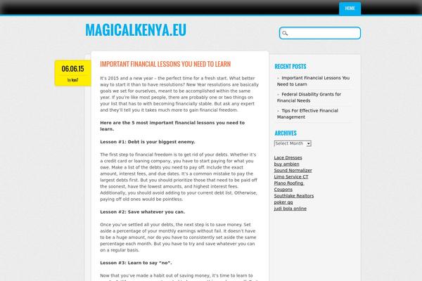 Qimbul theme site design template sample
