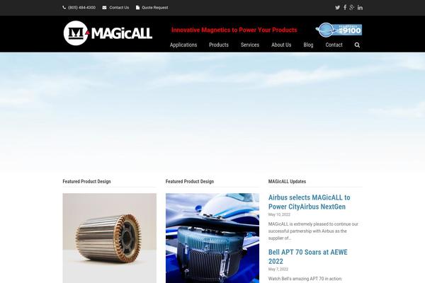 Total Child theme site design template sample