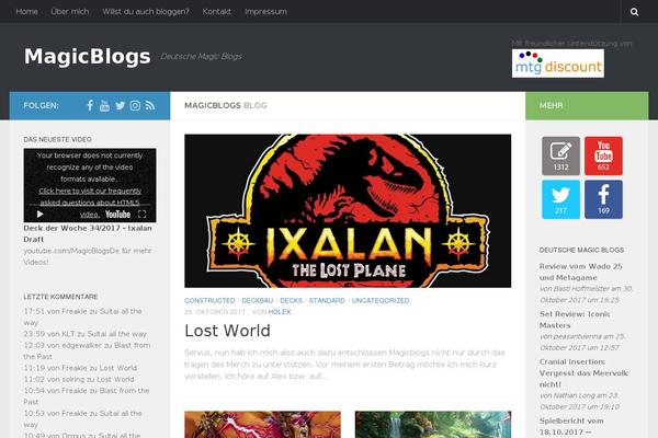 Site using Mana-symbols plugin