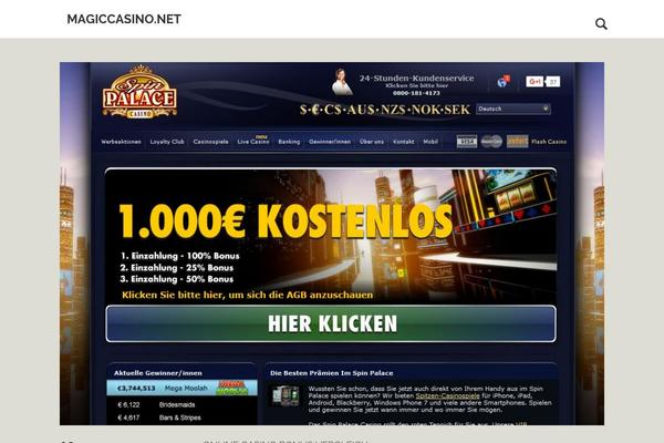 magiccasino.net site used Shopera