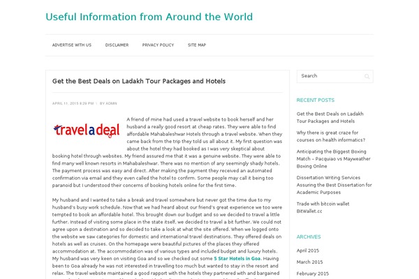 Prana theme site design template sample