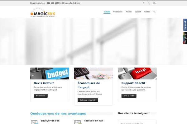 Site using Arscode-social-slider plugin
