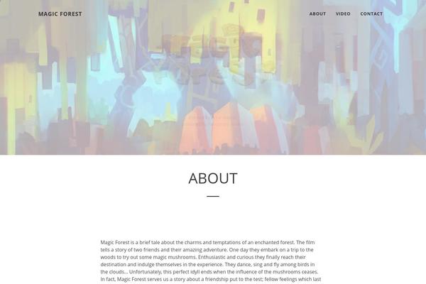 magicforestmovie.com site used Moviemewp