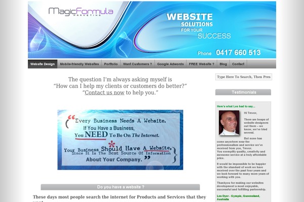 Site using Gp-premium plugin
