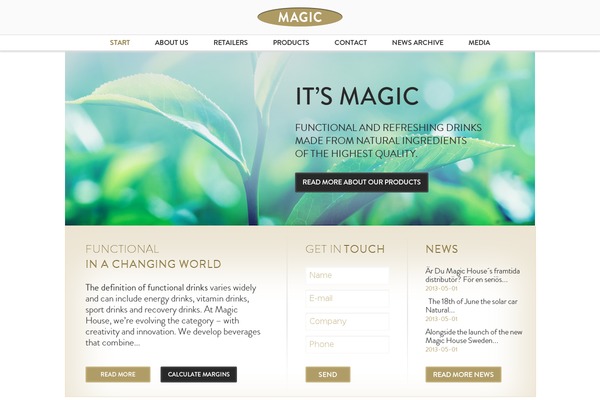 magichouse.se site used Magichouse