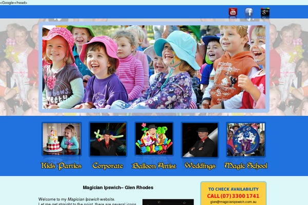 Magic theme site design template sample