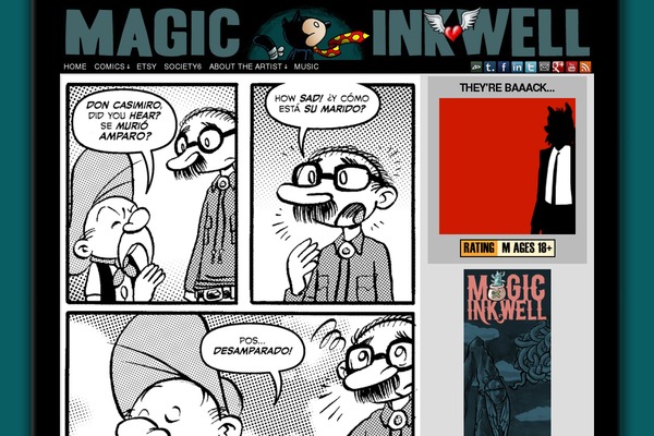 ComicPress theme site design template sample