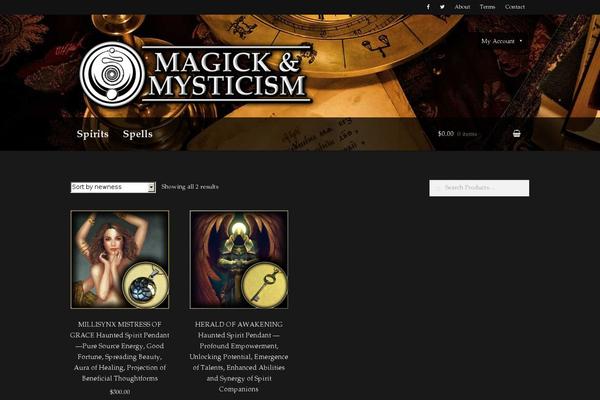 Storefront theme site design template sample