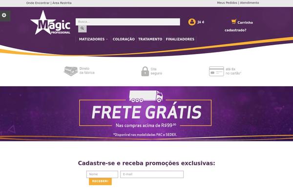 Magic theme site design template sample