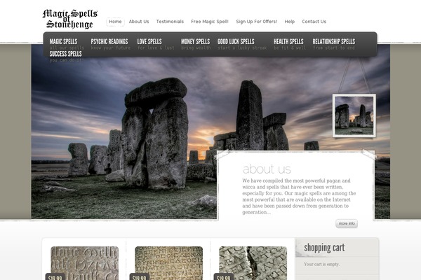 eStore theme site design template sample