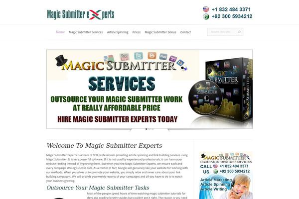 Evolution theme site design template sample