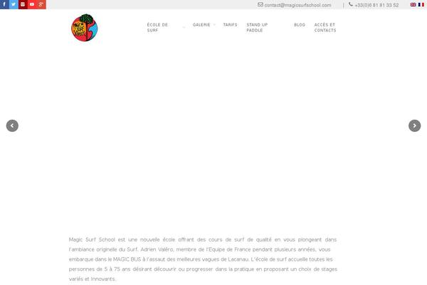 Site using Testimonials-showcase plugin