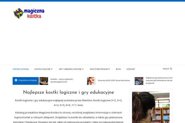 magicznakostka.pl site used Color Magazine
