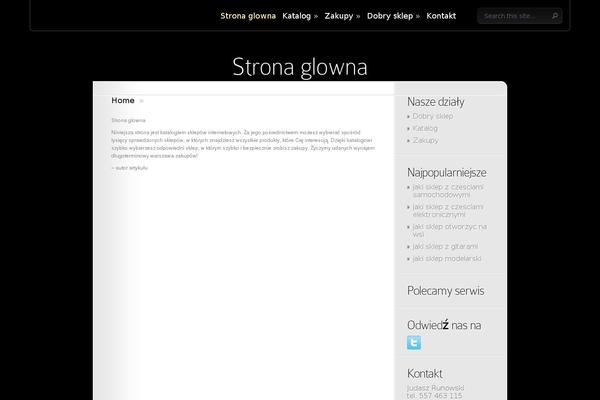 InStyle theme site design template sample