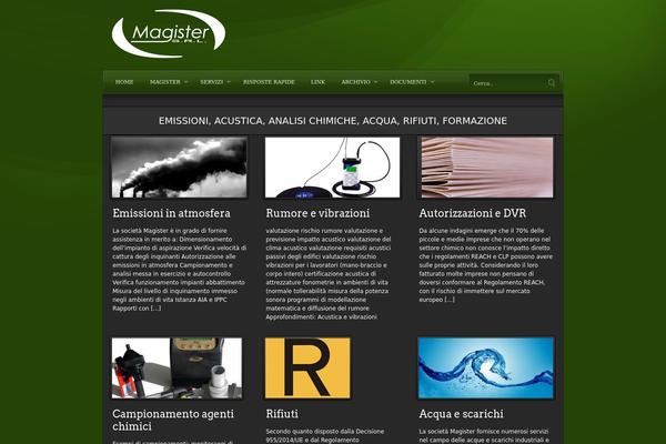 Archivio theme site design template sample