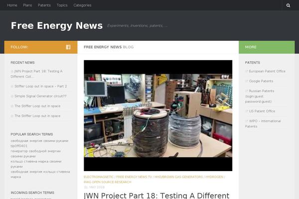 Site using Embed Facebook plugin