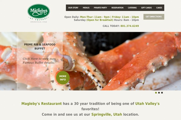 Feast theme site design template sample