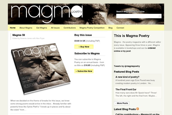 magmapoetry.com site used Cgm
