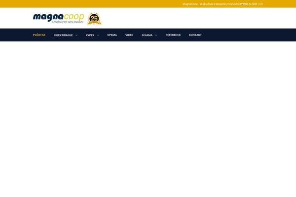 Infinite theme site design template sample