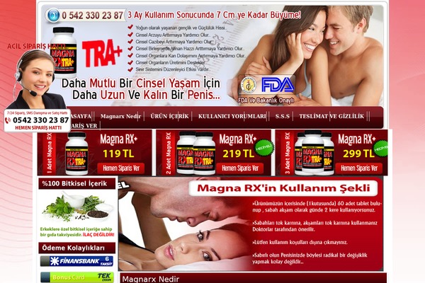 Magna theme site design template sample