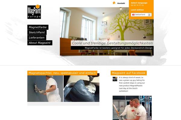 magnetfarbe.ch site used Magpaint-master