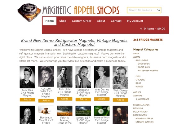 Wootique theme site design template sample