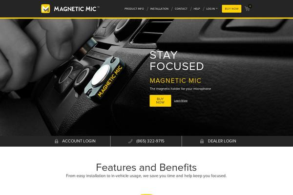 magneticmic.com site used Magnetic