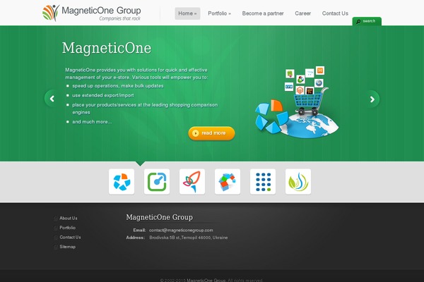 TheCorporation theme site design template sample