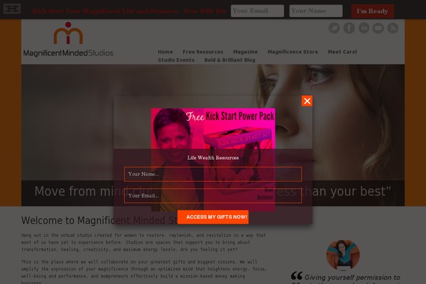 Site using Quote Rotator plugin