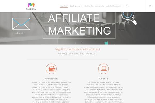 Salient theme site design template sample