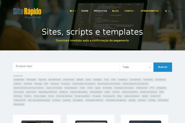 Checkout theme site design template sample