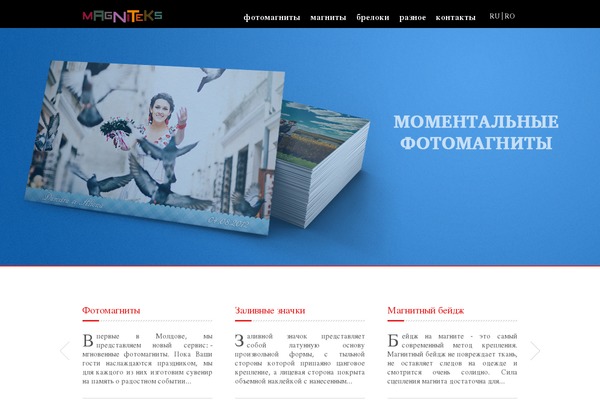 magniteks.md site used Creativeportfolio