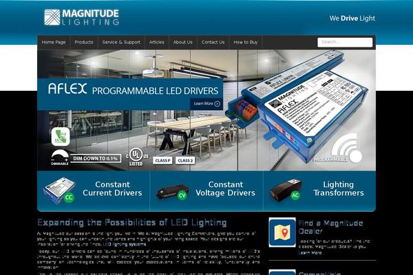 Magnitude theme site design template sample