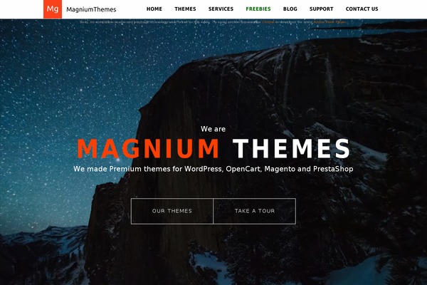 magniumthemes.com site used Enside