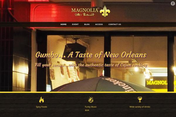 Magnolia theme site design template sample