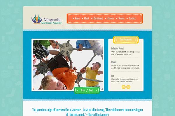 Dreamy theme site design template sample
