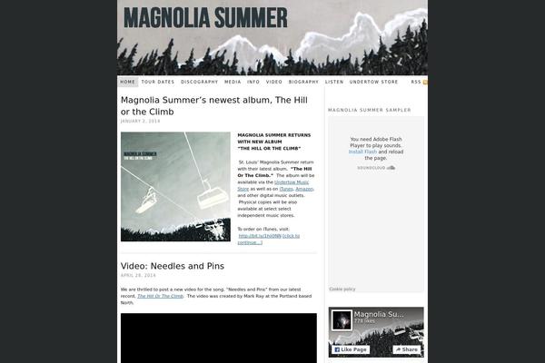 Thesis 1.7 theme site design template sample