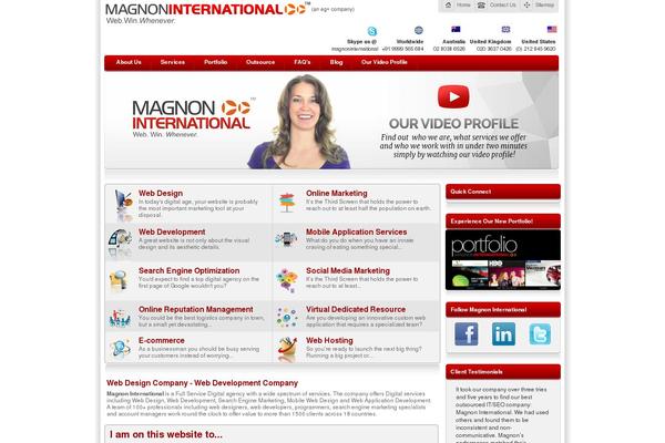 Sonica theme site design template sample
