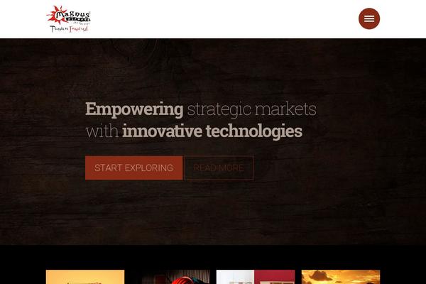 Magnus theme site design template sample