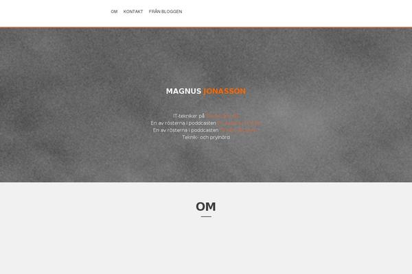 Björk theme site design template sample