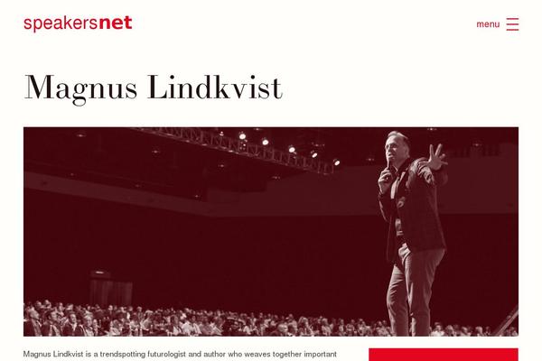 magnuslindkvist.com site used Speakersnet