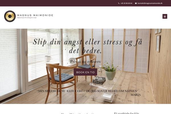 Total theme site design template sample