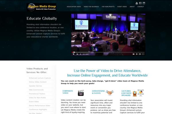 Site using jcwp youtube channel embed plugin